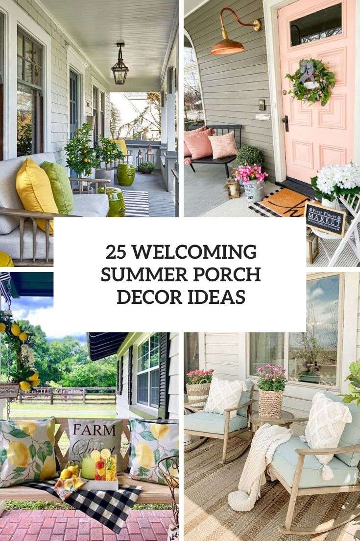 25 Summer Porch Decorating Ideas